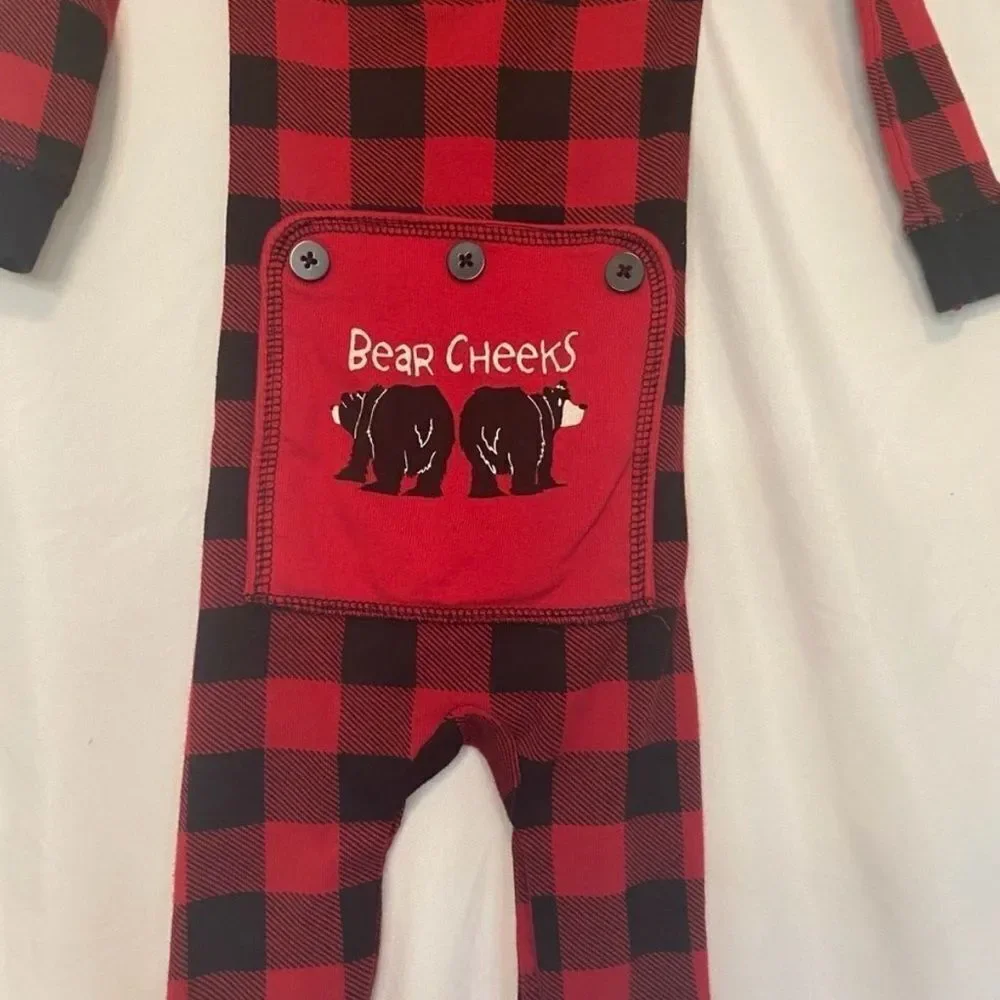 Lazy One Flapjacks Bear Cheeks Pajamas